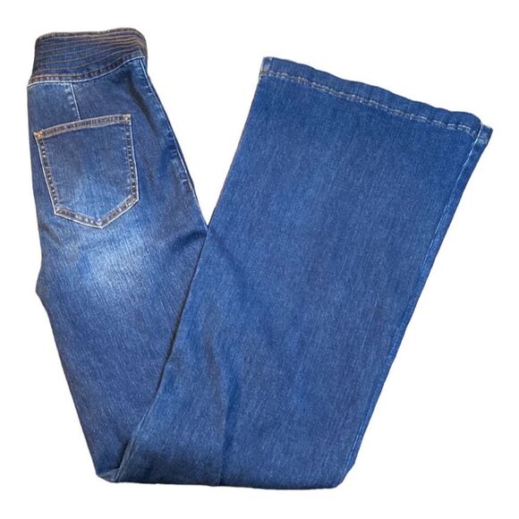 Denim By Jealous Tomato Women’s High Rise Flare/Wide leg Jeans - Picture 1 of 8